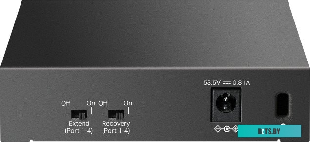 LS105LP Коммутатор TP-Link LS105LP 5x100Мбит/с 4PoE 41W неуправляемый