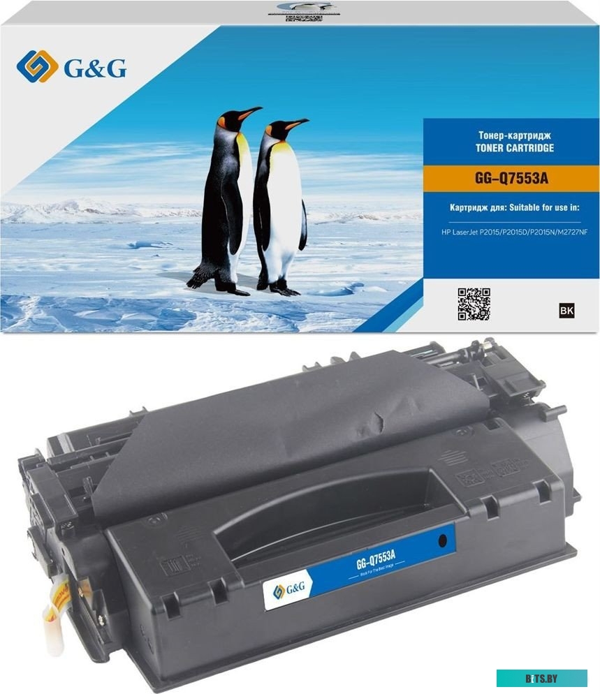Картридж G&G GG-Q7553A, черный / GG-Q7553A