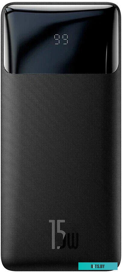 Внешний аккумулятор Baseus PPBD050101 Bipow Digital Display Power Bank 20000mAh 15W (модель PPBD20), Black