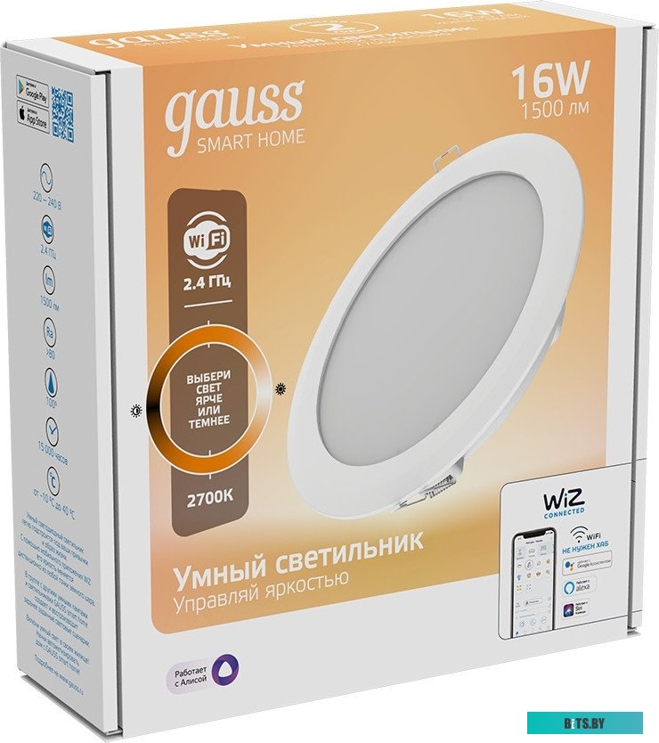 2020122 Умный светильник IoT GAUSS Smart Home потолочный [2020122]