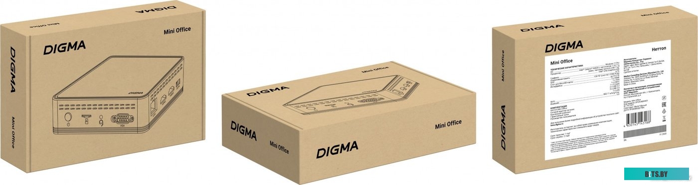 Неттоп Digma Mini Office DPCN-8CXW01