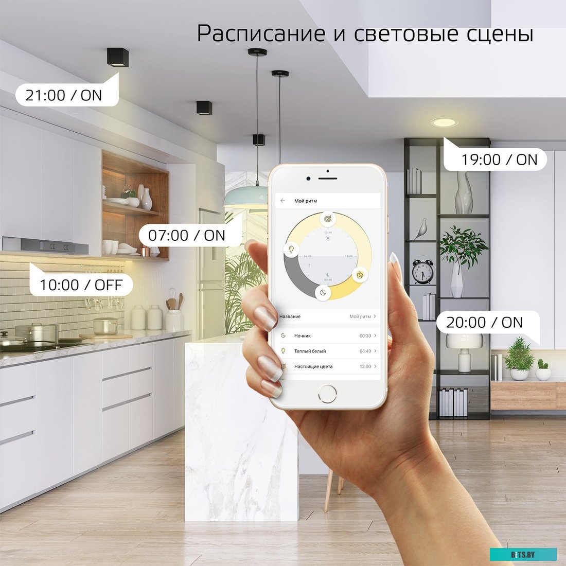 2020122 Умный светильник IoT GAUSS Smart Home потолочный [2020122]