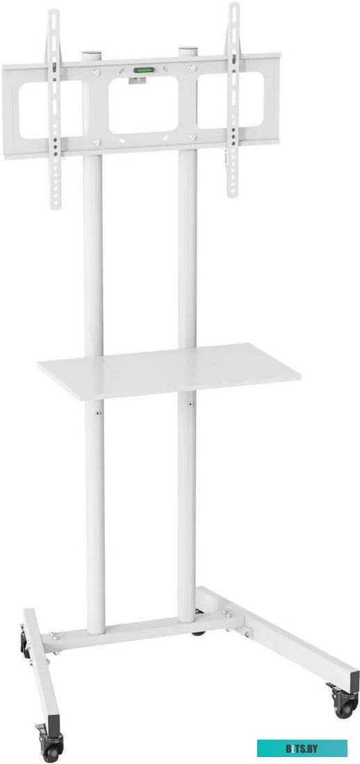 Стойка для телевизора Cactus CS-ST04WT белый 37"-70" макс.68кг напольный мобильный