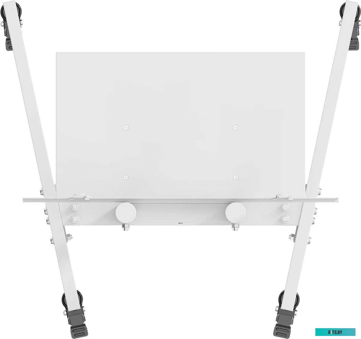 Стойка для телевизора Cactus CS-ST04WT белый 37"-70" макс.68кг напольный мобильный