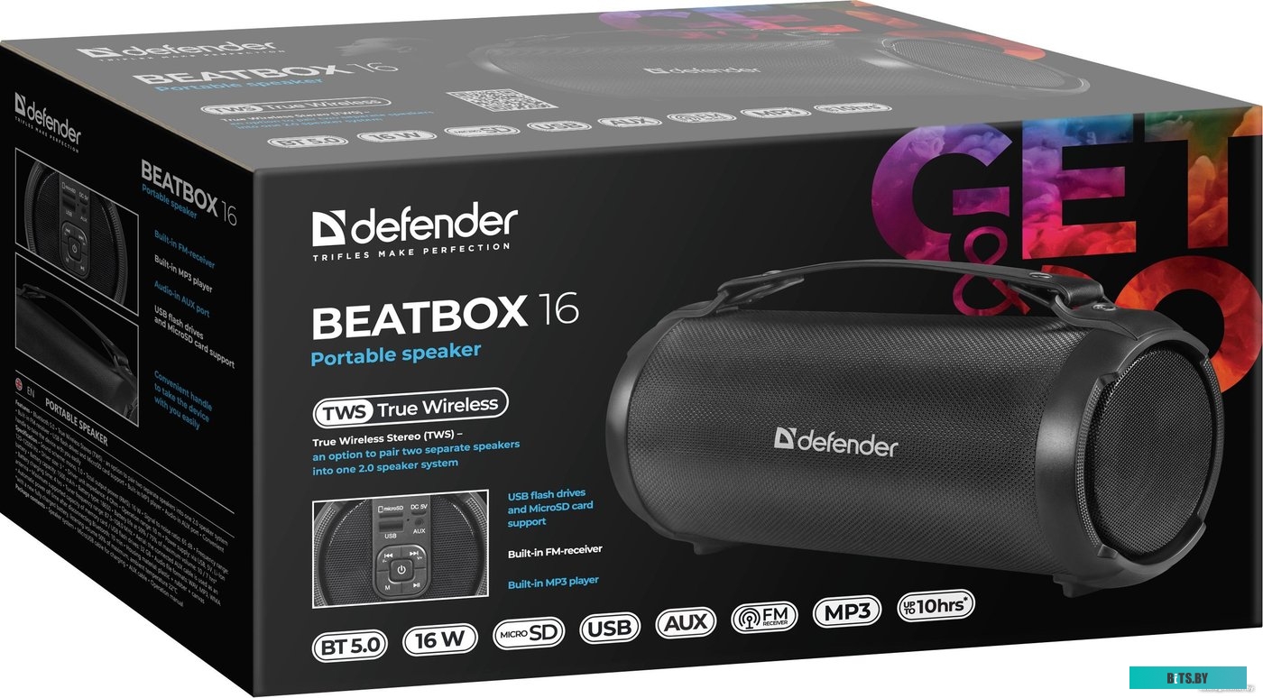 Портативная акустика Defender BEATBOX 16 (65216)