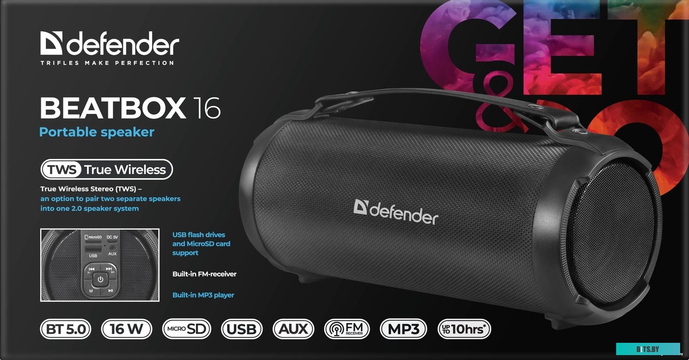 Портативная акустика Defender BEATBOX 16 (65216)