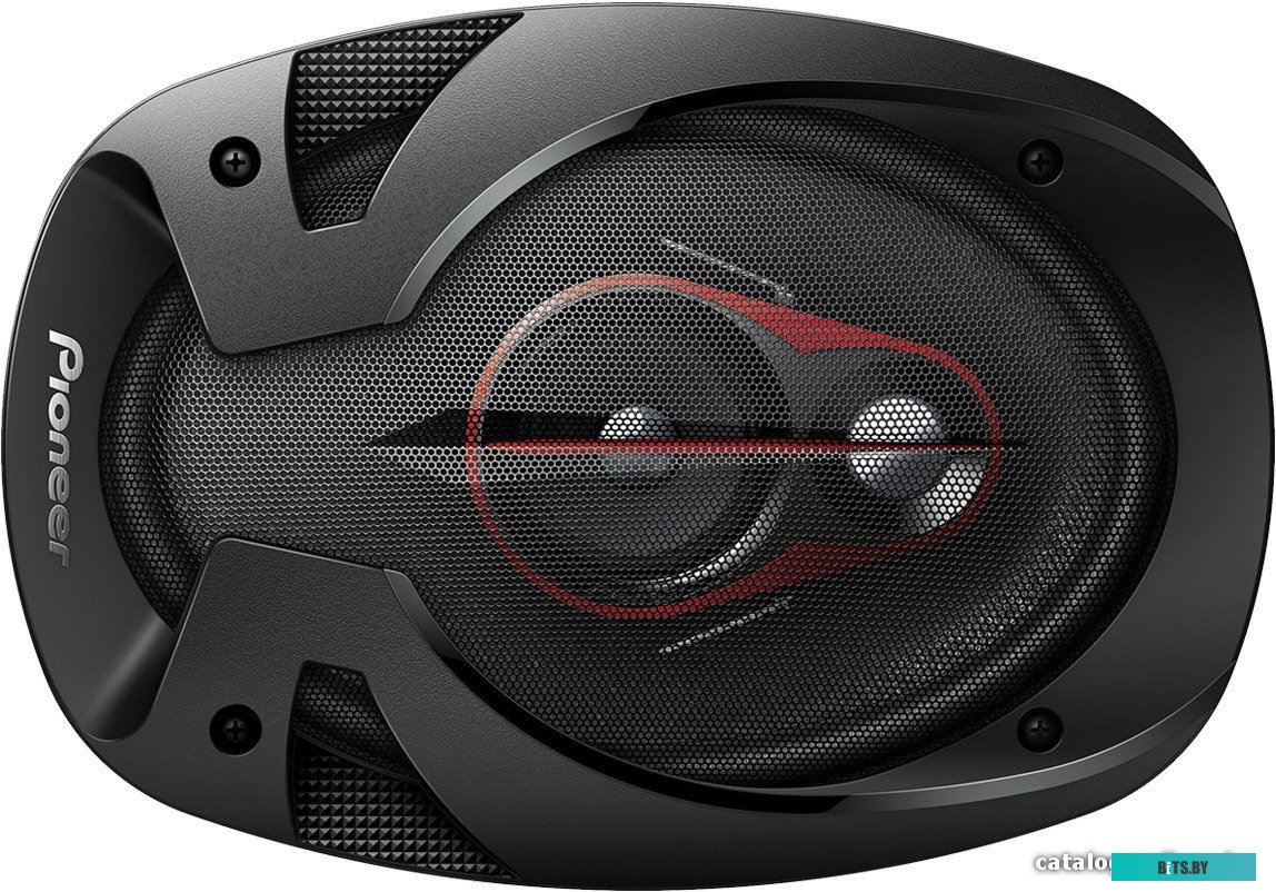 TS-R6951S Колонки автомобильные Pioneer TS-R6951S 400Вт 4Ом 16x23см (6x9дюйм) (ком.:2кол.) коаксиальные трехполосные