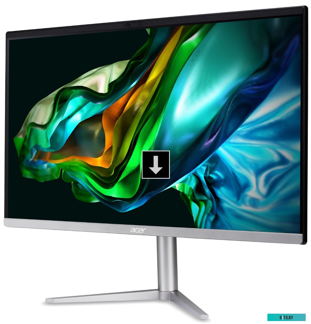 DQ.BLFCD.004 Моноблок Acer Aspire C24-1800, 23.8", Intel Core i3 1305u, 16ГБ, 512ГБ SSD,  Intel UHD Graphics, Eshell, черный [dq.blfcd.004]