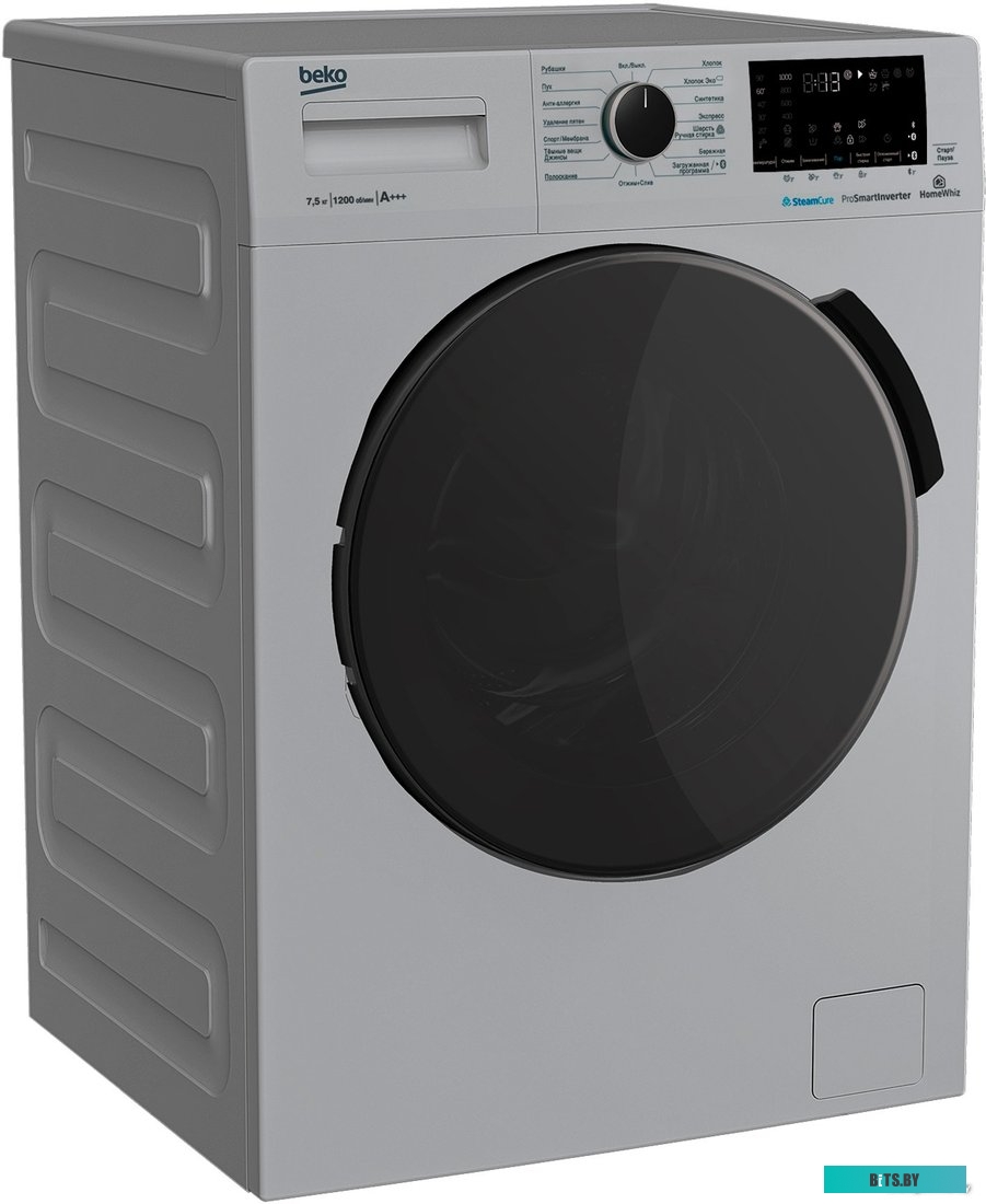WSPE7H616S Стиральная машина Beko WSPE7H616S класс: A+++ загр.фронтальная макс.:7.5кг серебристый