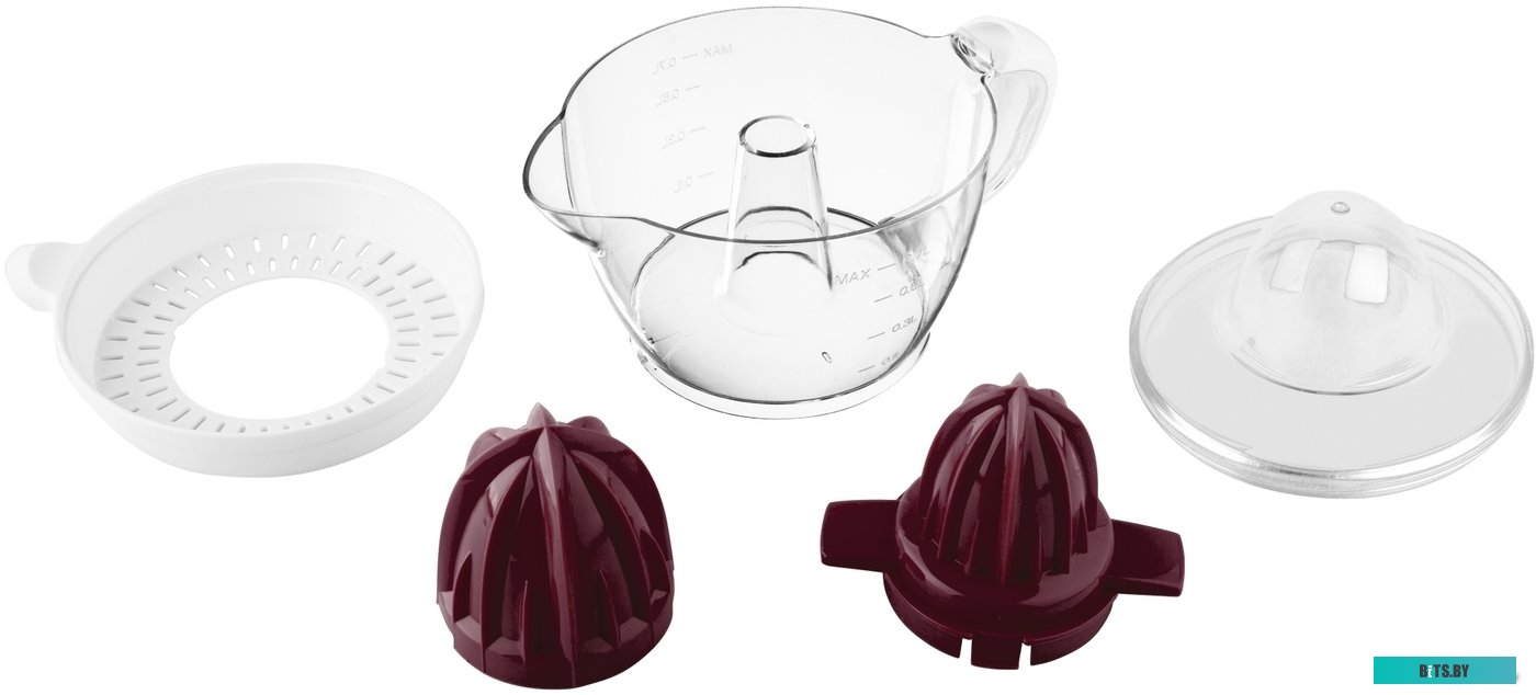 JE50C06 Соковыжималка цитрусовая Scarlett SC-JE50C06 25Вт рез.сок.:700мл. белый/коричневый