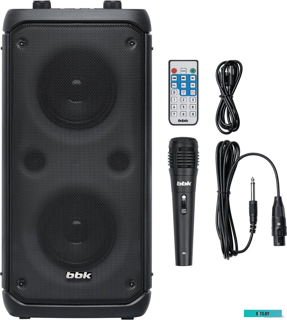 Колонки BBK BTA4020 2.0 черный 20Вт портативные