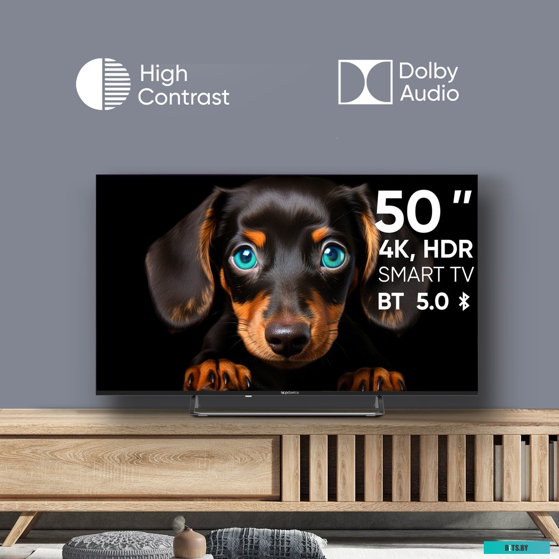 Телевизор Topdevice TDTV50CS06U_BK 50''