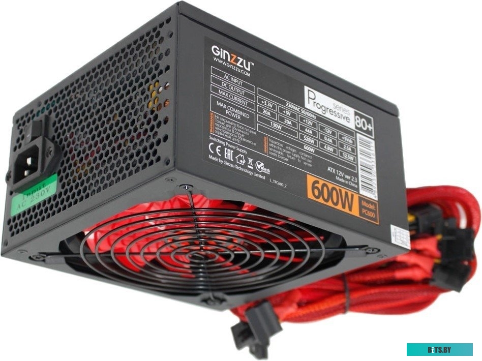 Блок питания Ginzzu PC600