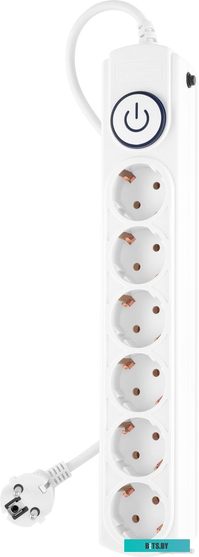 BK-6-EU-1.8-10-W Сетевой фильтр Ippon BK-6-EU-1.8-10-W 1.8м (6 розеток) белый (коробка)