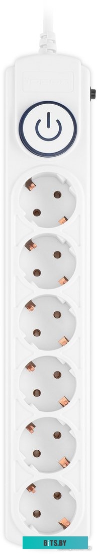 BK-6-EU-1.8-10-W Сетевой фильтр Ippon BK-6-EU-1.8-10-W 1.8м (6 розеток) белый (коробка)