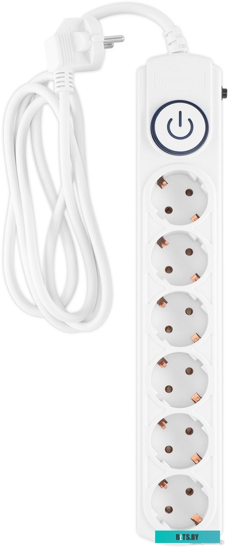 BK-6-EU-1.8-10-W Сетевой фильтр Ippon BK-6-EU-1.8-10-W 1.8м (6 розеток) белый (коробка)