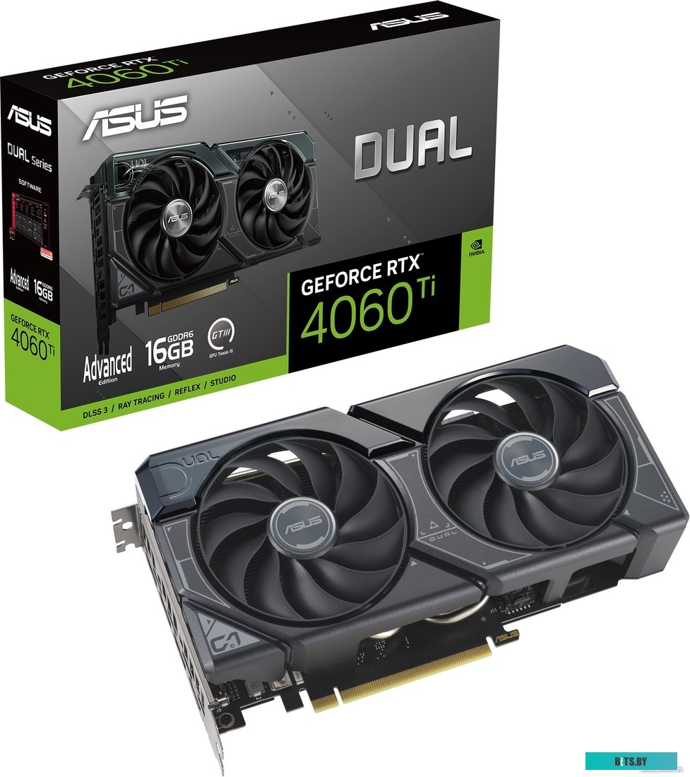 Видеокарта ASUS DUAL-RTX4060TI-A16G 90YV0JH7-M0NA00