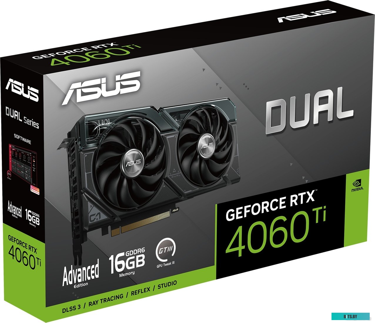 Видеокарта ASUS DUAL-RTX4060TI-A16G 90YV0JH7-M0NA00