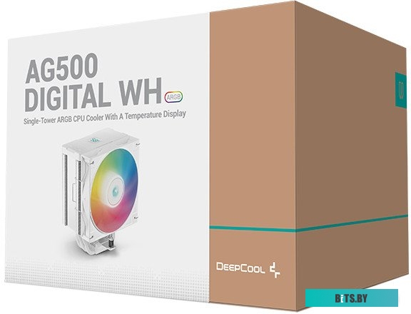 Кулер для процессора DeepCool AG500 Digital WH ARGB R-AG500-WHADMN-G-1
