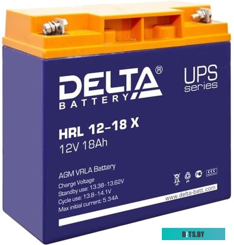 Аккумуляторная батарея Delta HRL 12-18 X