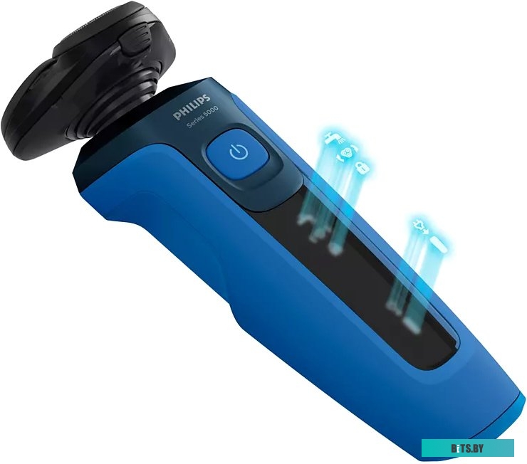 S5466/17 Бритва роторная Philips S5466/17 реж.эл.:3 питан.:аккум. синий/черный