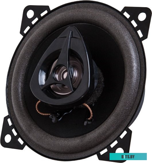 2012578 Колонки автомобильные Phantom FS-100 (без решетки) 60Вт 91дБ 4Ом 10см (4дюйм) (ком.:2кол.) коаксиальные двухполосные