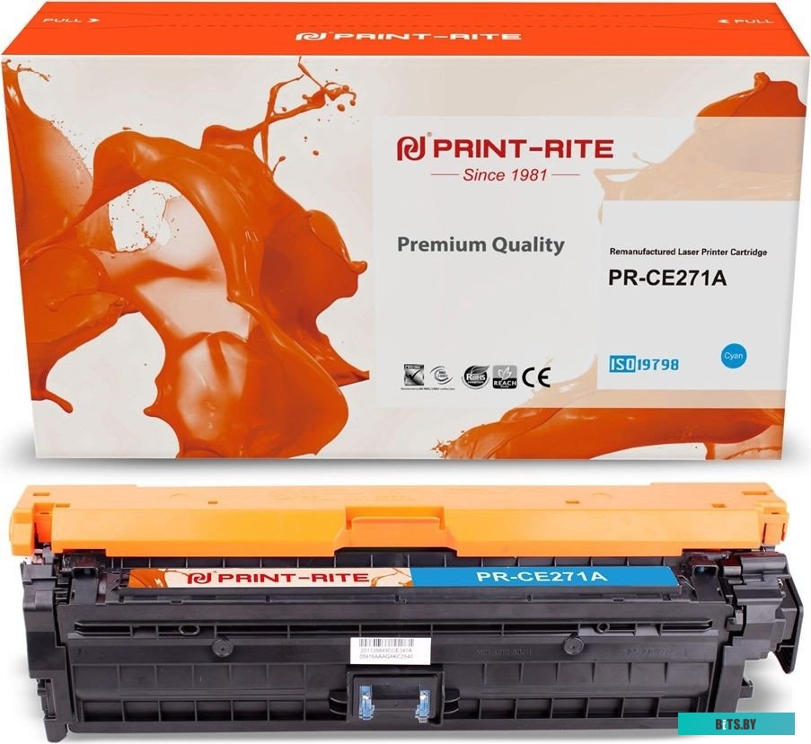 Картридж лазерный Print-Rite TRH864YPU1J PR-CE271A.