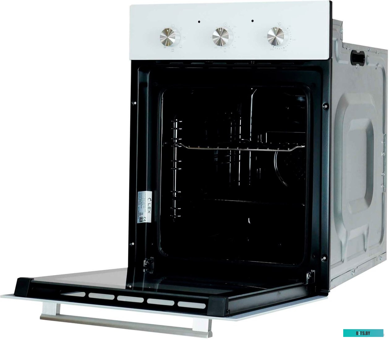 CHAO000301 Духовой шкаф Электрический Lex EDM 4570 WH стекло белое/нержавеющая сталь