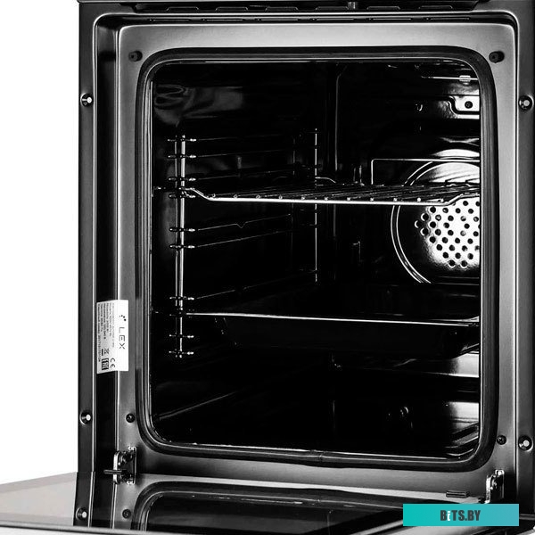 CHAO000301 Духовой шкаф Электрический Lex EDM 4570 WH стекло белое/нержавеющая сталь