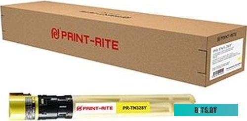 Картридж Print-Rite PR-TN328Y желтый