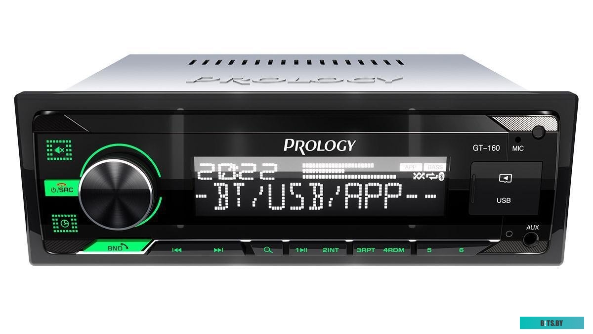 PRGT160 Автомагнитола Prology GT-160 1DIN 4x55Вт v4.2 ПДУ (PRGT160)