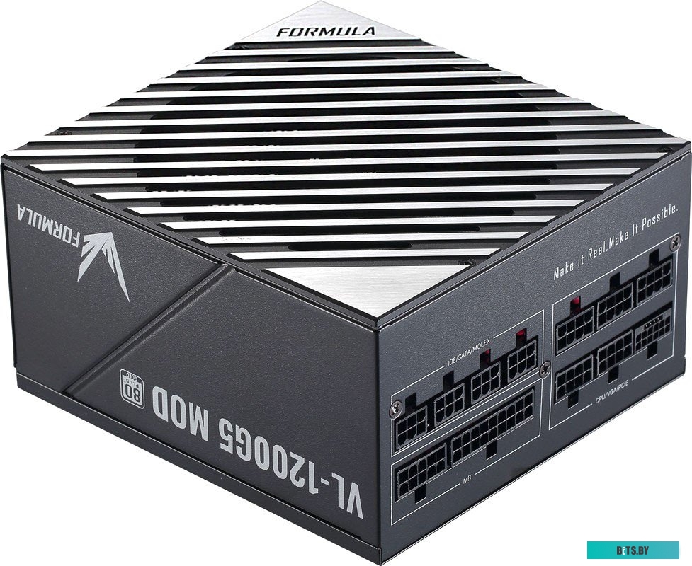 VL-1200G5 MOD Блок питания Formula ATX 1200W VL-1200G5 MOD Gen.5 80+ gold (20+4pin) APFC 140mm fan lt.blue LED 7xSATA Cab Manag RTL