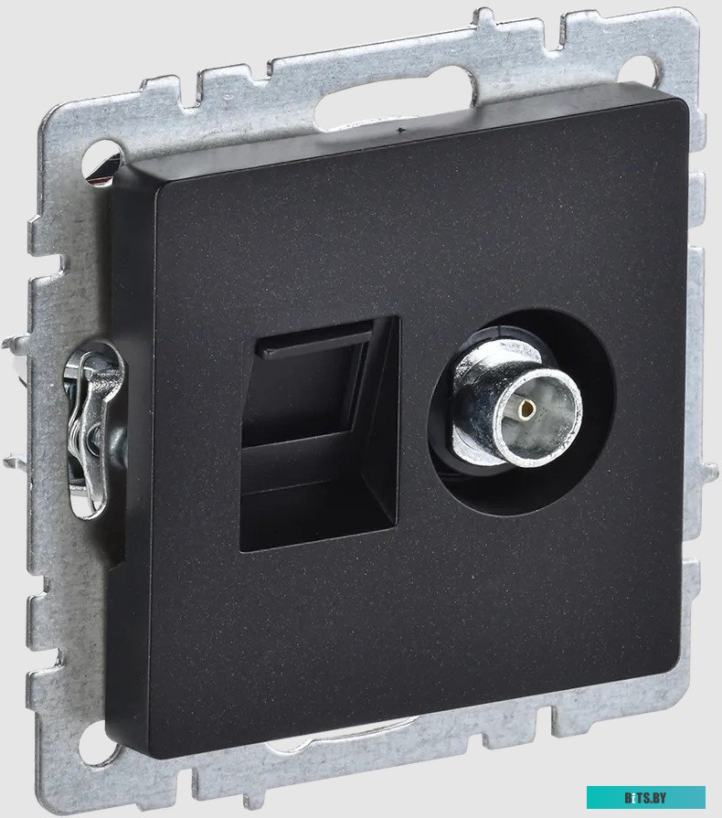 Розетка комп/телев. IEK Brite BR-AK20-1-K02