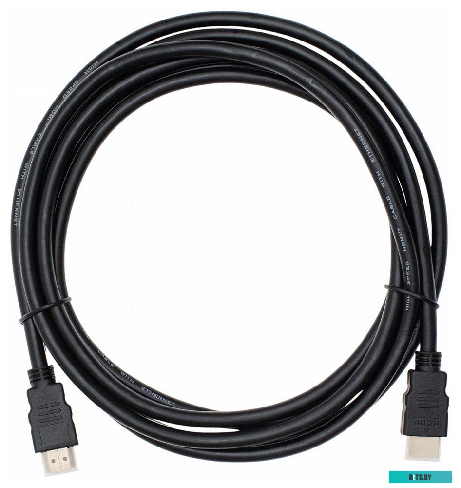 CS-HDMI.1.4-3 Кабель аудио-видео Cactus CS-HDMI.1.4-3 HDMI (m)/HDMI (m) 3м. позолоч.конт. черный