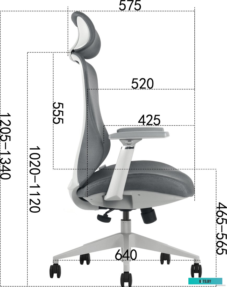 Офисное кресло Evolution Office Comfort (серый)