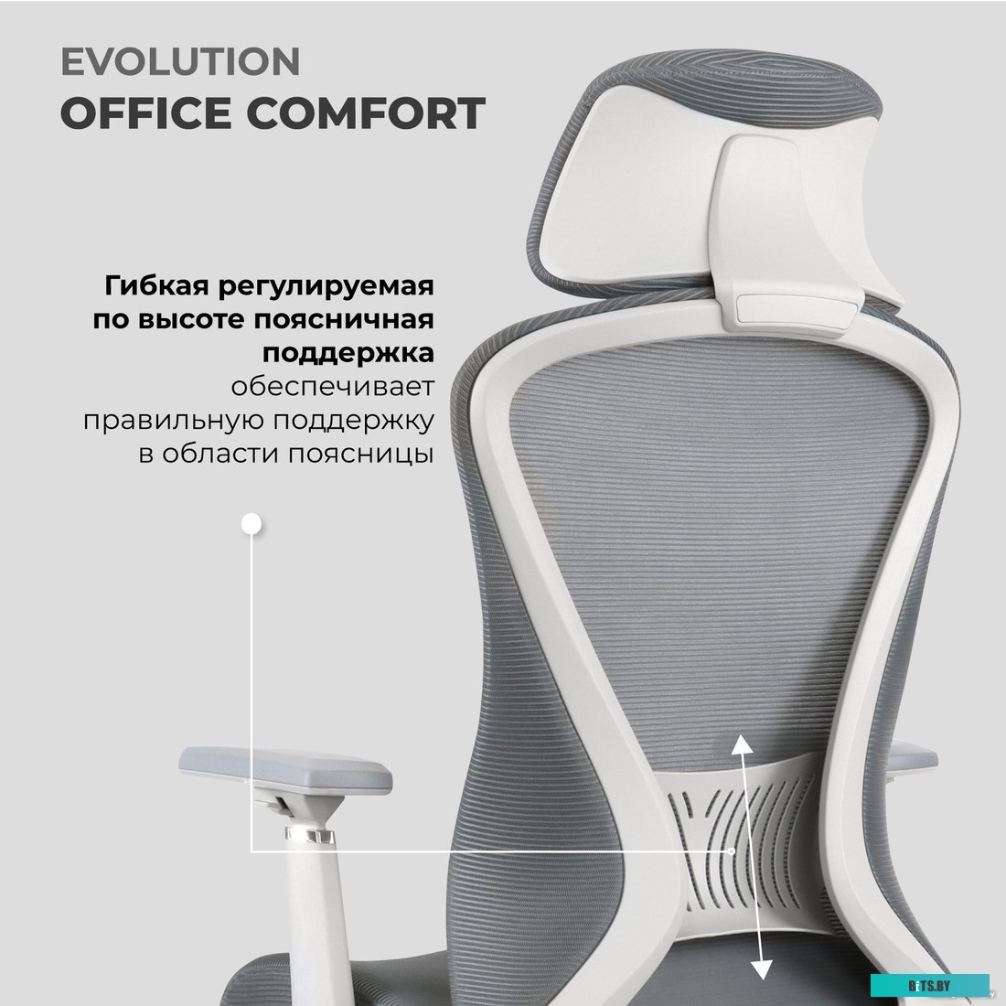 Офисное кресло Evolution Office Comfort (серый)