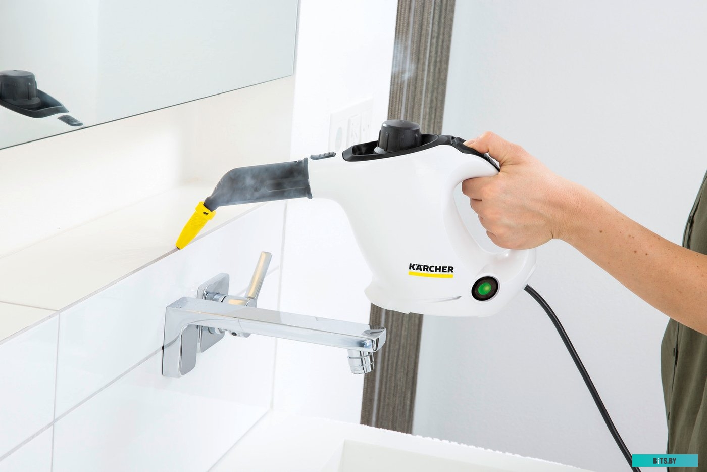 1.516-400.0 Пароочиститель ручной Karcher EasyFix SC 1 1200Вт белый