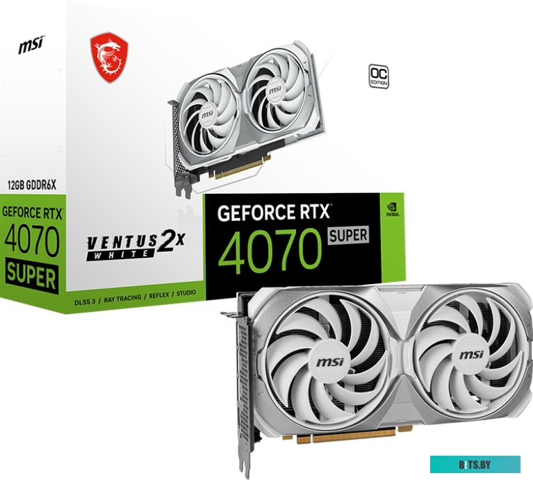 Видеокарта MSI GeForce RTX 4070 Super 12G Ventus 2X OC 602-V513-169S