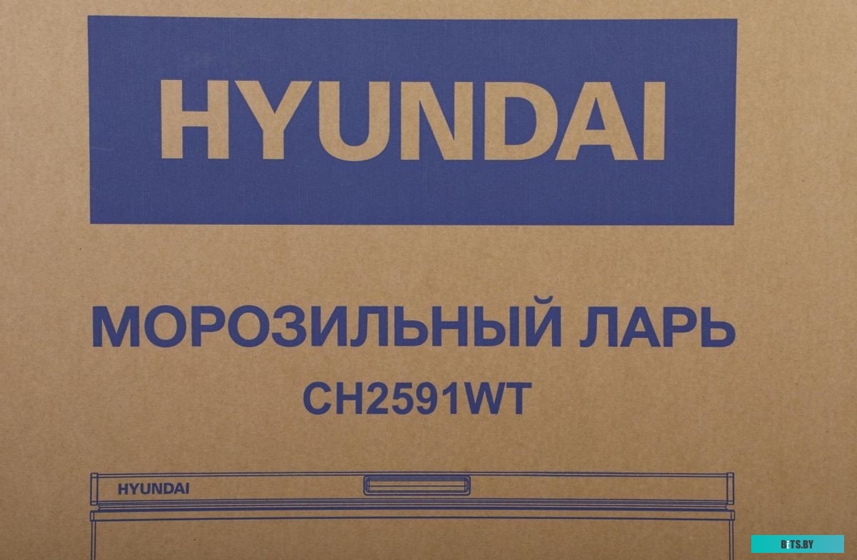 CH2591WT Морозильный ларь Hyundai CH2591WT белый