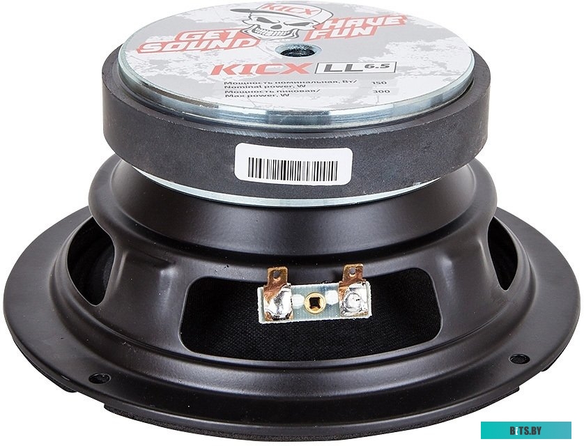 2012614 Колонки автомобильные Kicx LL6.5 VER.2 (без решетки) 300Вт 95дБ 4Ом 16.5см (6 1/2дюйм) (ком.:2кол.) широкополосные однополосные