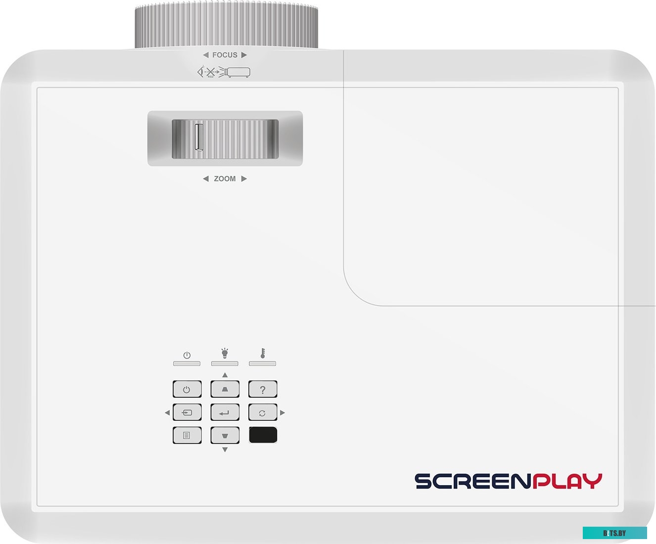 SP122 Проектор ScreenPlay INFOCUS [SP122] DLP, SVGA, 4000 lm, 30 000:1, 1.94~2.16:1, HDMI 1.4, VGA in, S-Video, 3.5mm in/out, USB-A, лампа 15 000ч.(EC