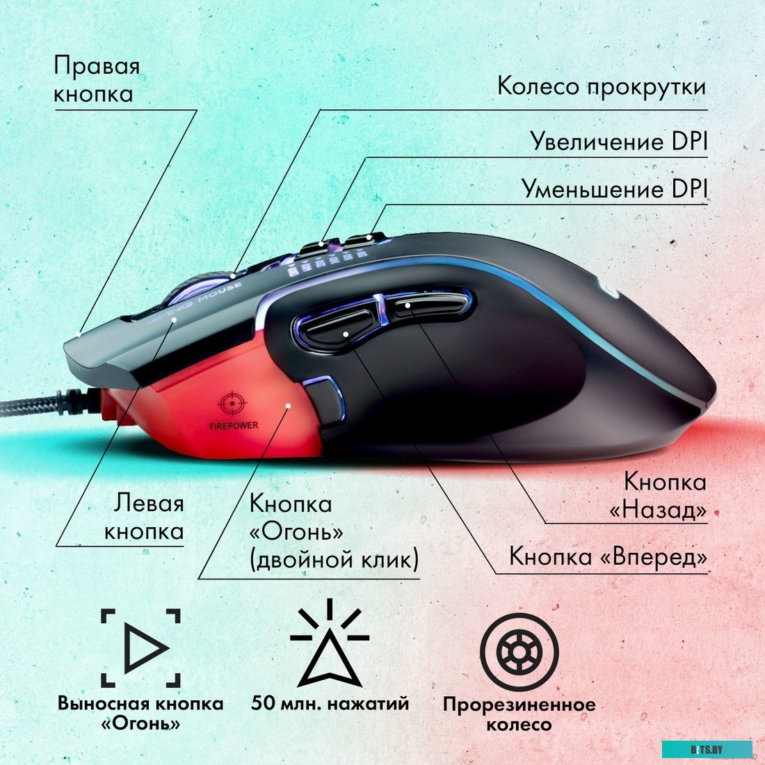 Мышь GMNG XM004 XM004.