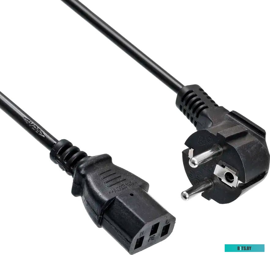 Кабель Buro BU-PCAB-1.8-16A IEC C13 Евровилка 1.8м