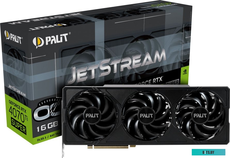 Видеокарта Palit GeForce RTX 4070 Ti Super JetStream OC 16GB NED47TSS19T2-1043J