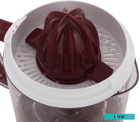JE50C08 Соковыжималка цитрусовая Scarlett SC-JE50C08 25Вт рез.сок.:1200мл. красный/белый