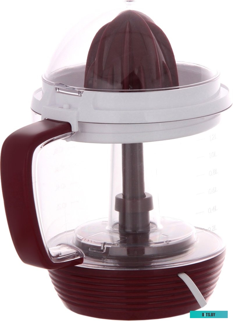 JE50C08 Соковыжималка цитрусовая Scarlett SC-JE50C08 25Вт рез.сок.:1200мл. красный/белый