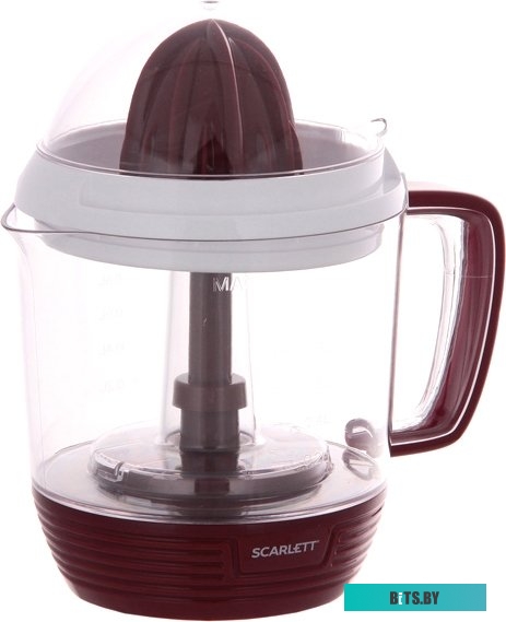 JE50C08 Соковыжималка цитрусовая Scarlett SC-JE50C08 25Вт рез.сок.:1200мл. красный/белый