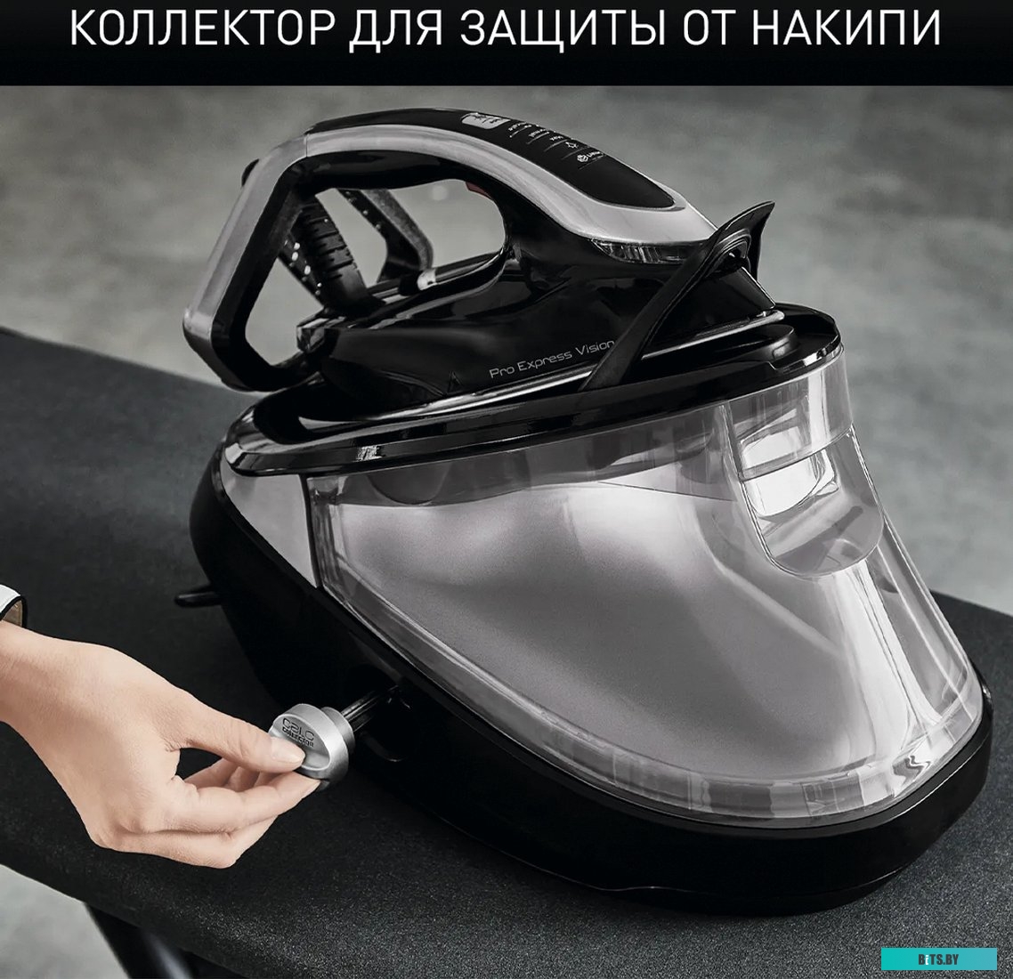 GV9821E0 Парогенератор Tefal GV9821E0 3000Вт черный/серый
