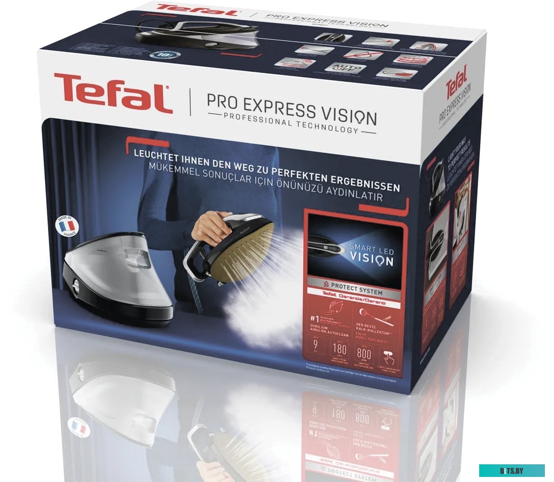 GV9821E0 Парогенератор Tefal GV9821E0 3000Вт черный/серый