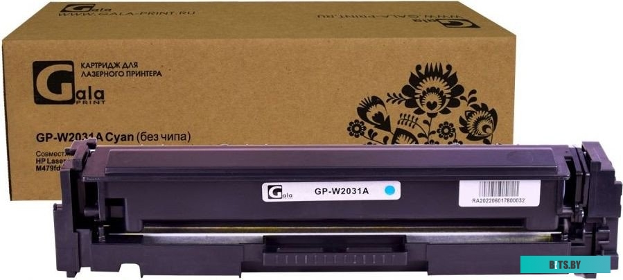 FP-W2031A Картридж F+ imaging, голубой, 2 100 страниц, для HP моделей Color LJ M454dn/M454dw/M479dw (аналог W2031A(415A), работает до версии прошивки 